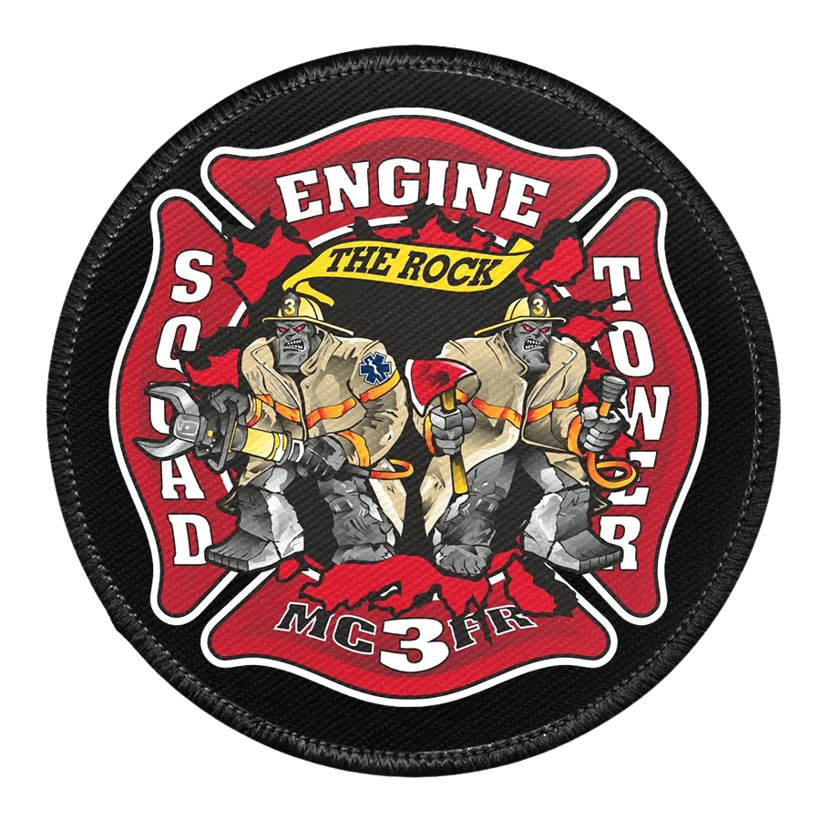 The Rock Firefighters Patch